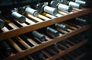 Storing bottles of wine in the fridge