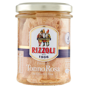 Rizzoli Pink Tuna Fillets in Olive Oil 200g