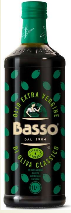 Basso Extra Virgin Olive Oil Cold Extracted 1lt