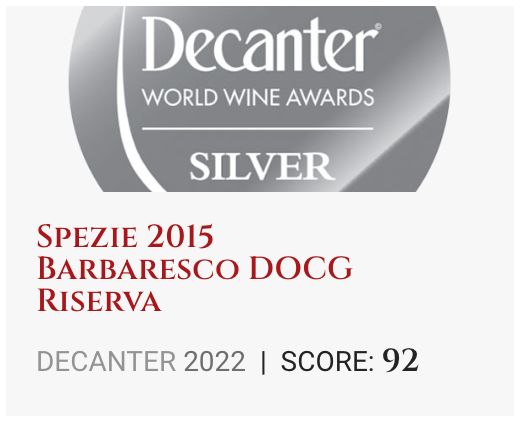 Vite Colte Barbaresco Riserva Spezie DOCG