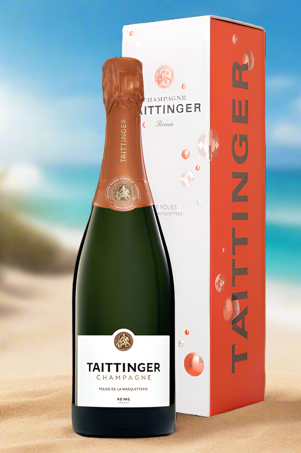 Champagne Taittinger Les Folies de La Marquetterie NV Gift Boxed