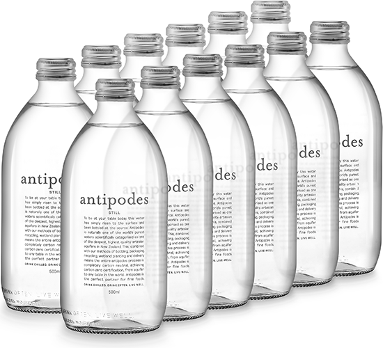 Antipodes Sparkling Water 500ml 12 Pack