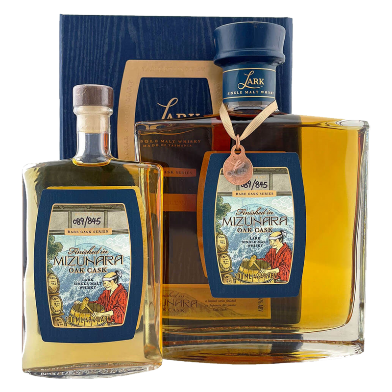 LARK Mizunara Oak Cask Single Malt Whisky Set